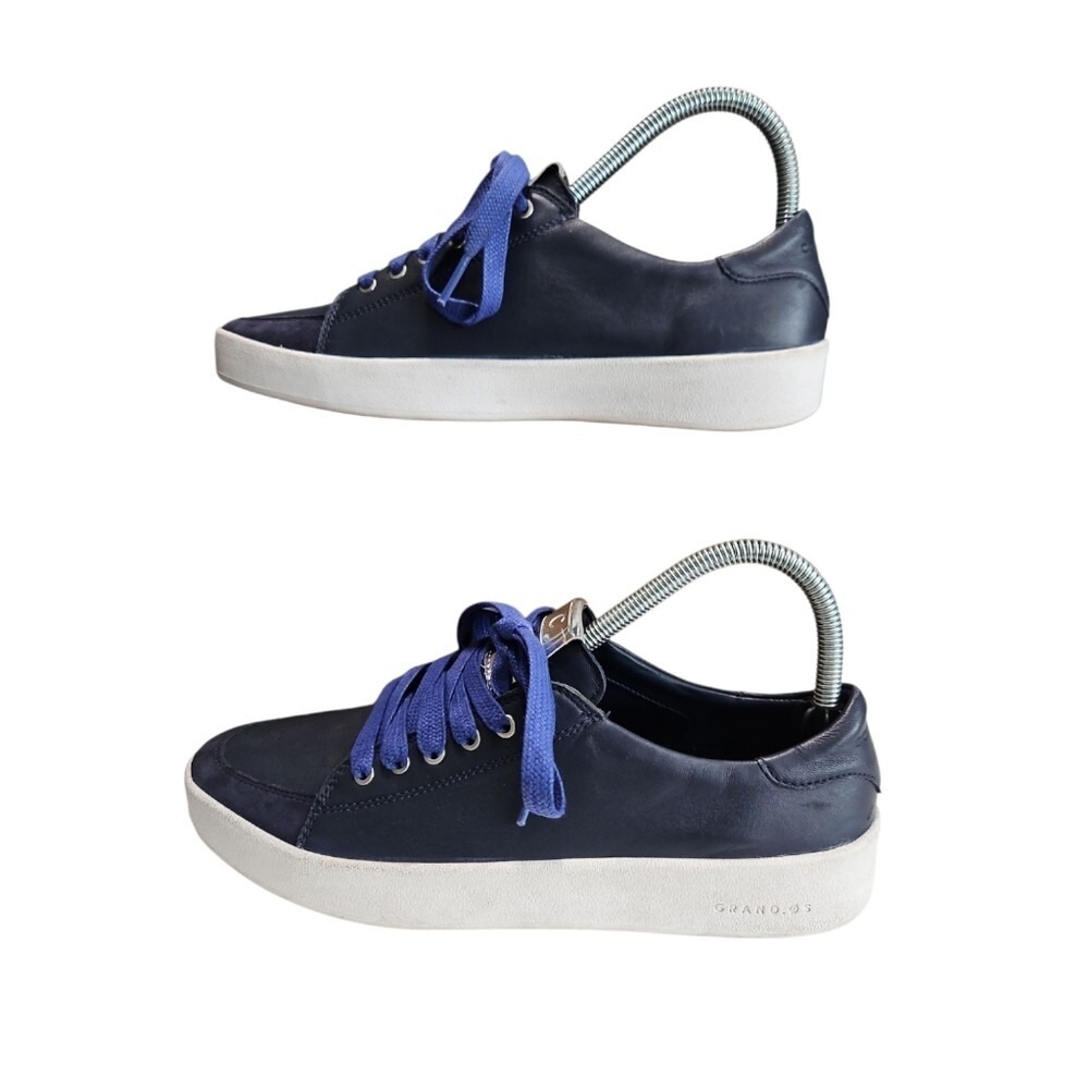 Cole Haan‎ GrandPro Blue Leather  Sneakers Men's Size 7.5